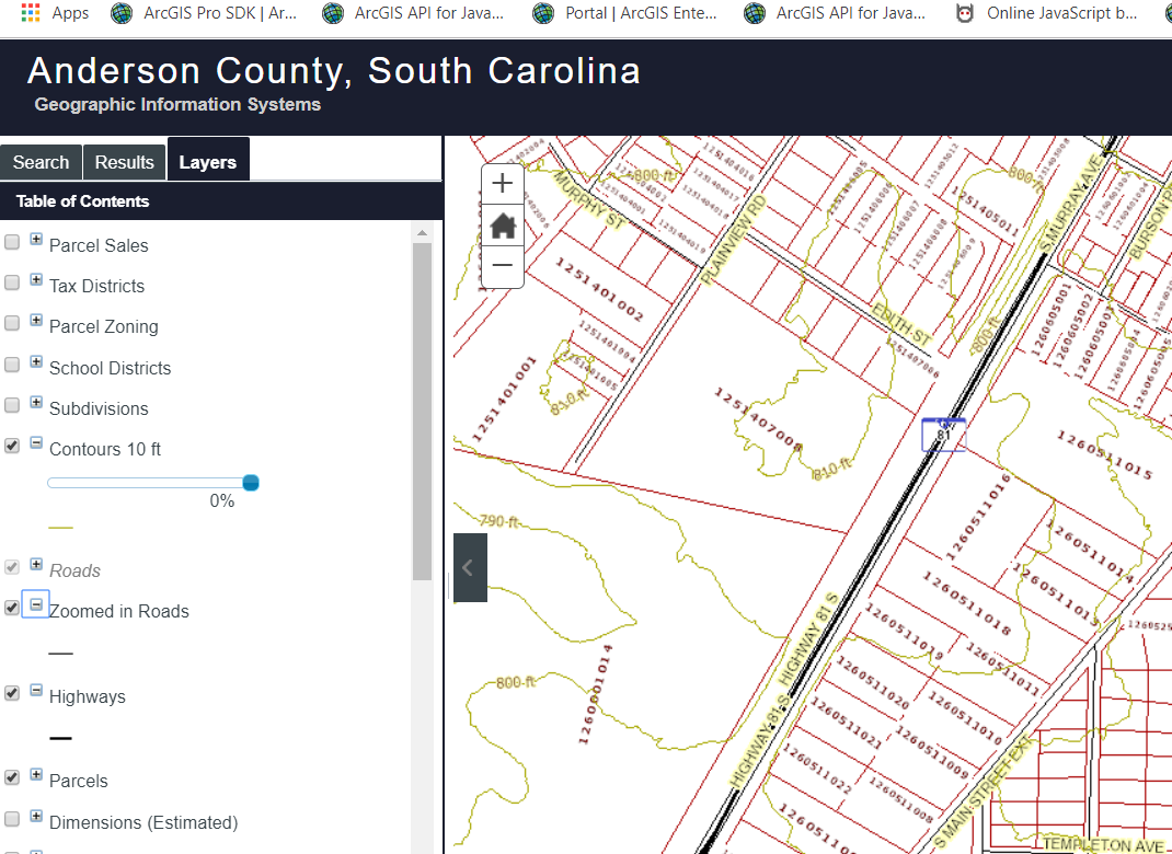anderson county sc gis